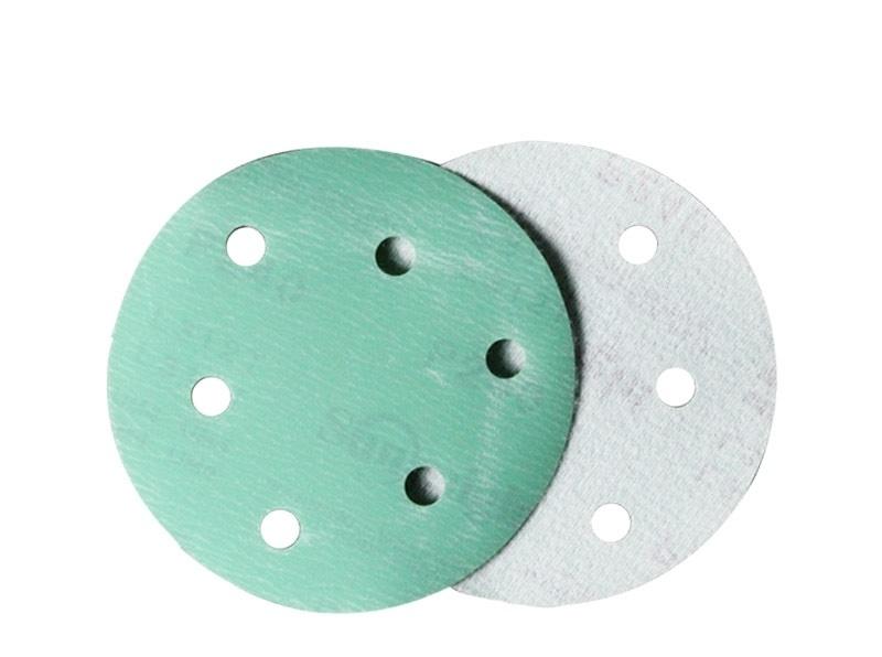 Disco velcro legno ceramic sait Ø 127 grana 180