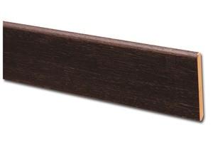 Battiscopa legno noce scuro mm 70x7x245 h