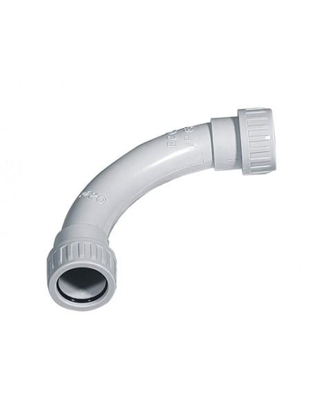 Curva 90 Ø 16 ip65 grigia