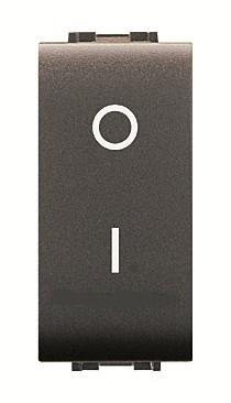 Interruttore bipolare nero ec