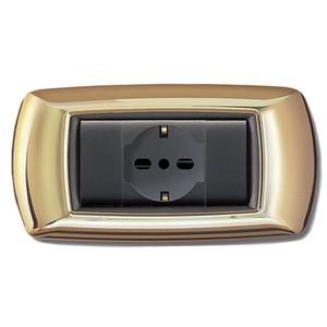 Placca 4p oro ec