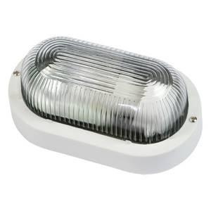 Plafoniera ovale bianco