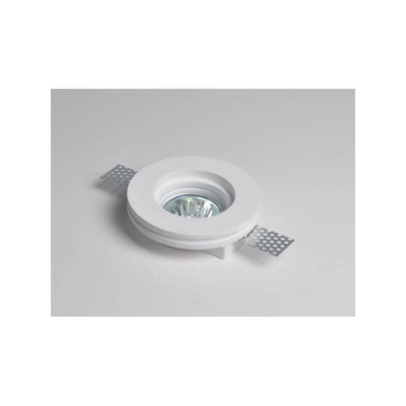 Faretto incasso gesso tondo
