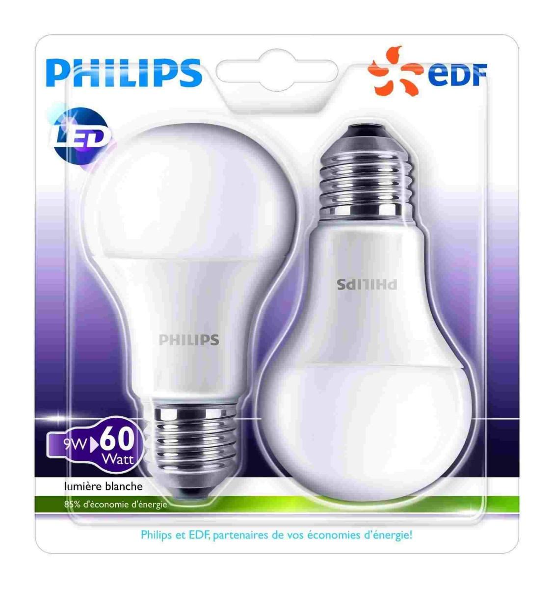 Lampada led blu 7w e27 luce 2700k
