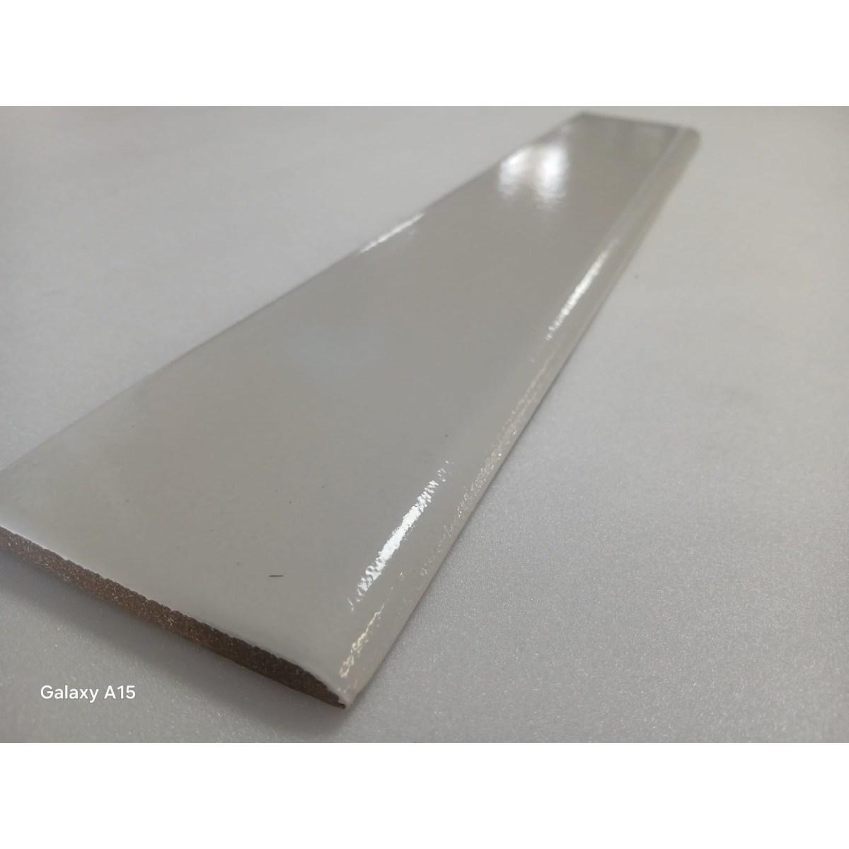 Battiscopa bianco lucido cm 8x45