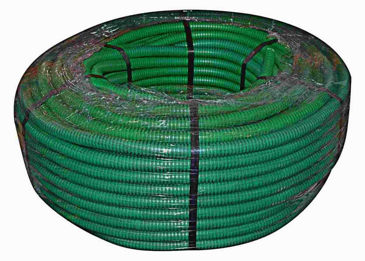 Tubo corrugato verde Ø 25 (conf mt 50)