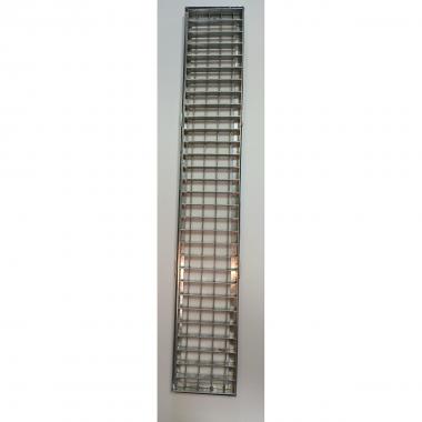 Griglia acciaio con telaio cm 100x15