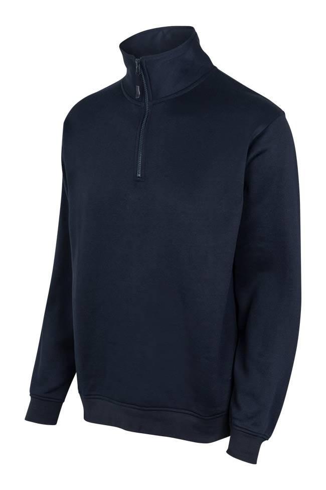 Felpa mezza zip azul navy (xxl)