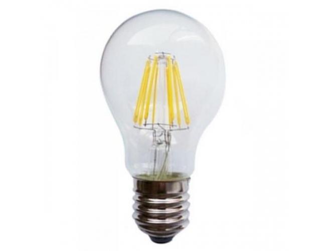 Lampada filamento bulbo e14 4w luce 6000k