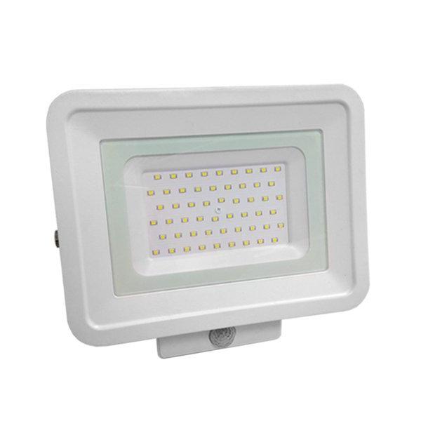 Faro led slim bianco c/crepuscolare 20 w 6000k
