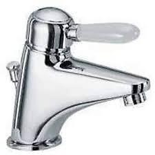 Miscelatore lavabo kristal leva bianca