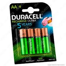 Pila duracell hr6 stilo ricaricabile  pz 4
