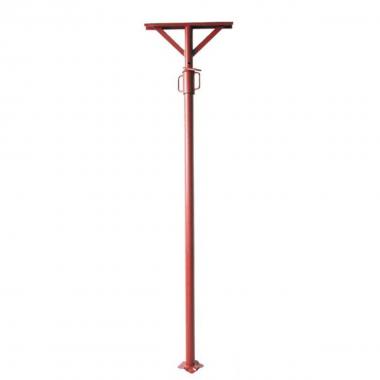 Puntello a piastra cm 200-360 rosso