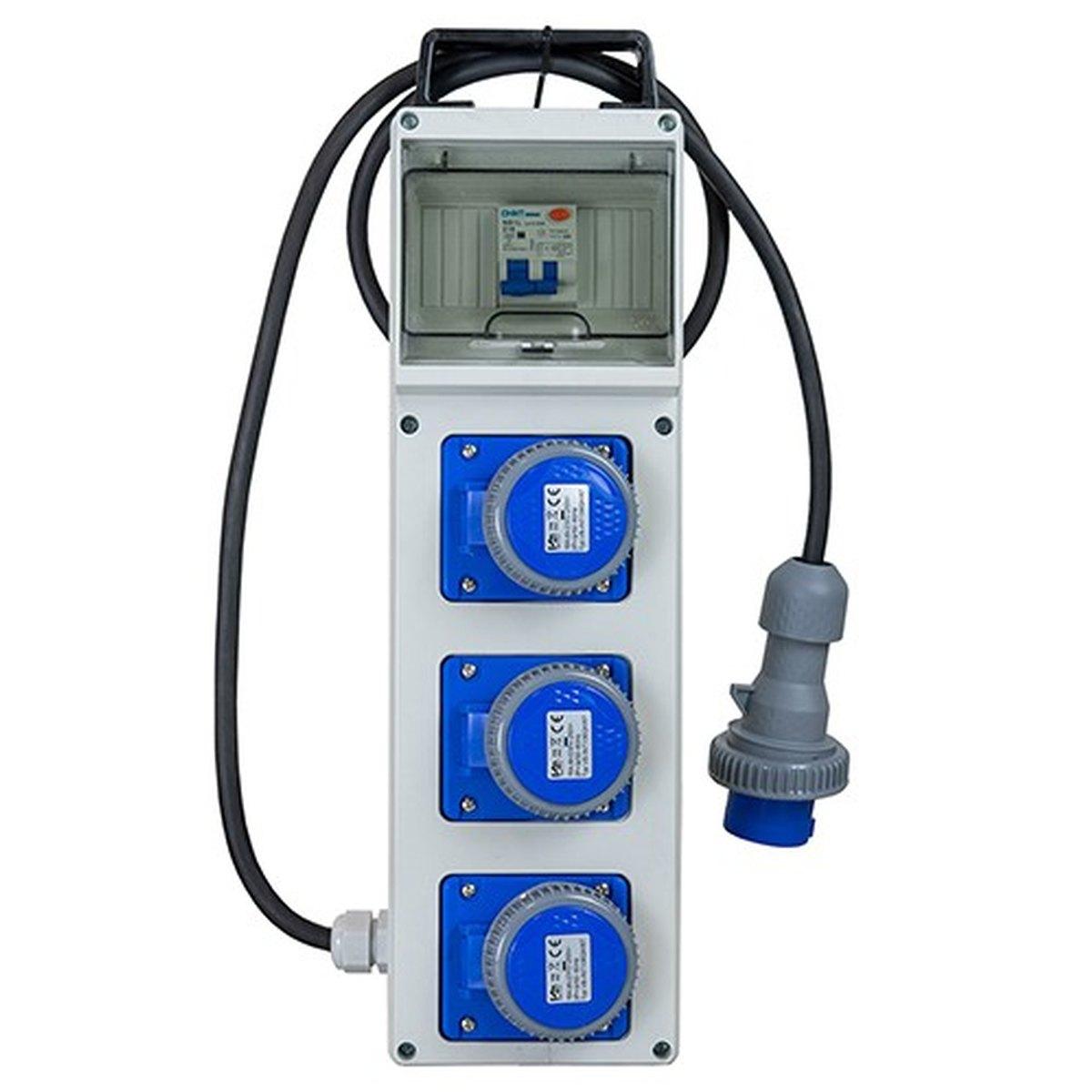 Quadro elettrico ip65 220v c/cavo mt 2