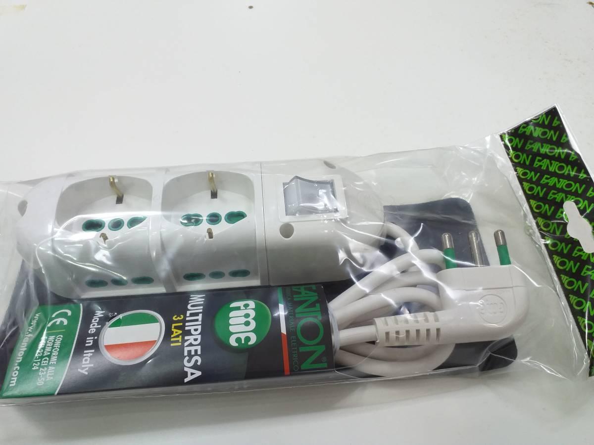 Scarpetta multipresa 2+4 posti bipolare
