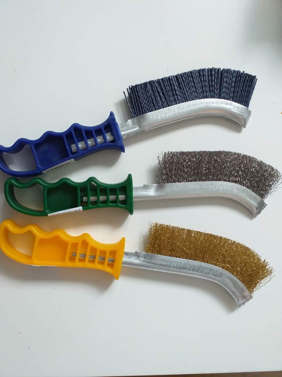 Spazzola metallica inox e nylon