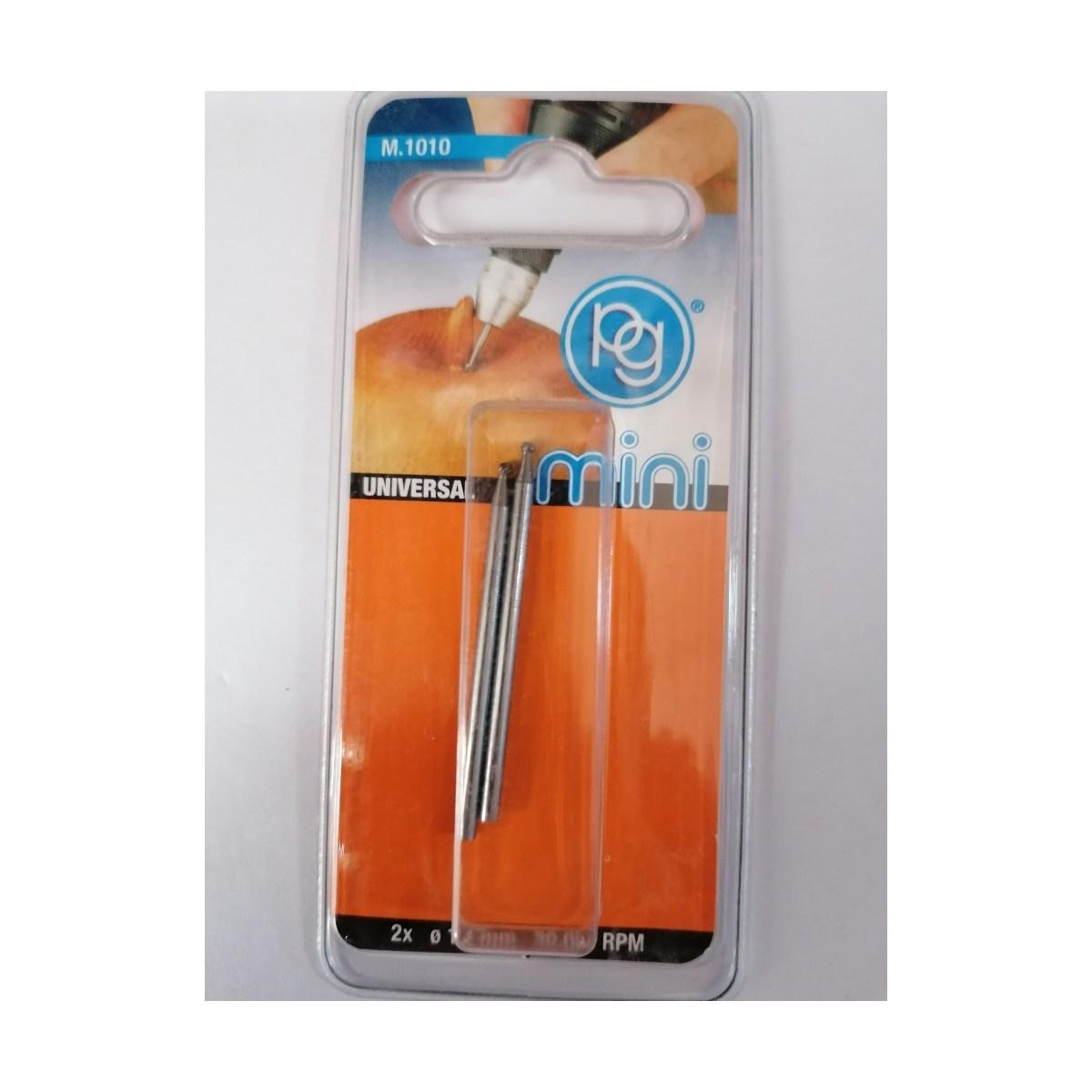 Fresa acciaio sfera mm 1,4 pz 2