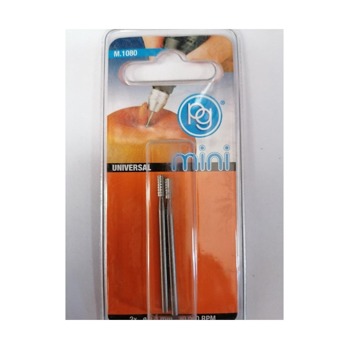 Fresa acciaio cilindrica mm 2,3 pz 2