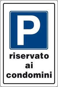 Cartello parcheggio riservato