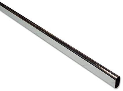 Tubo ovale cromato mm 30x15 ml 3
