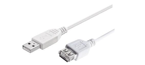 Cavo usb 2,0 mf 2 mt