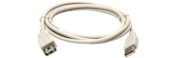 Cavo usb 2,0 mf 2 mt