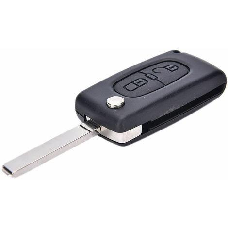 Guscio chiave auto citroen hu83ars2n 2 p