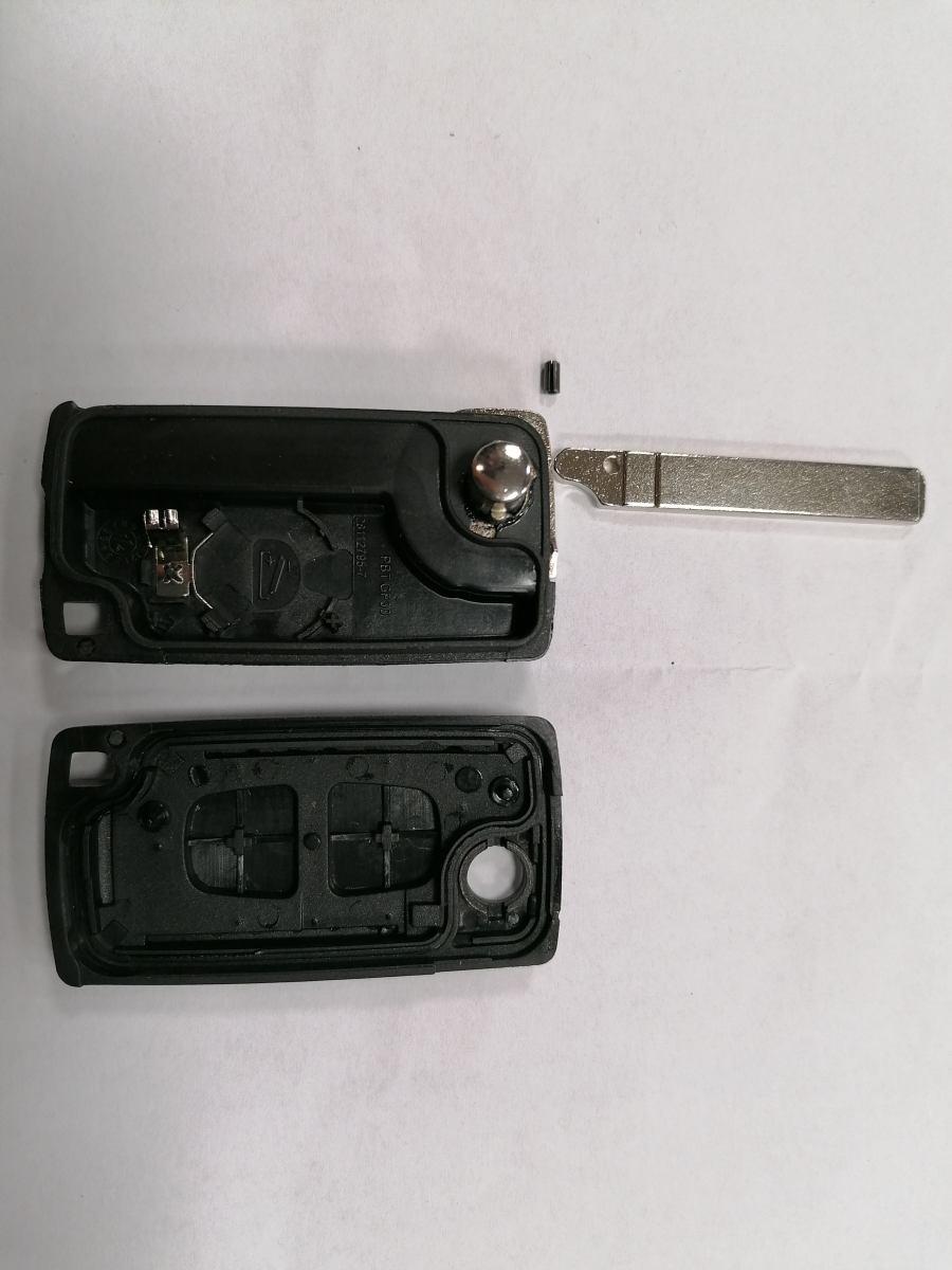 Guscio chiave auto citroen hu83ars2n 2 p