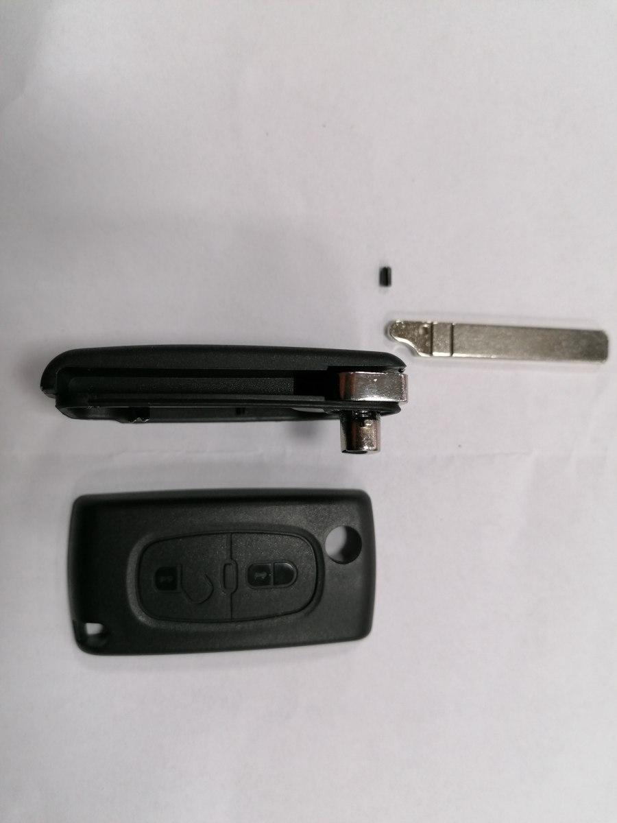 Guscio chiave auto citroen hu83ars2n 2 p