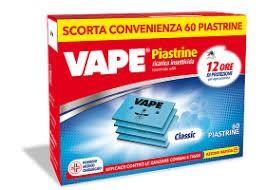 Piastrine antizanzara vape 30 pz