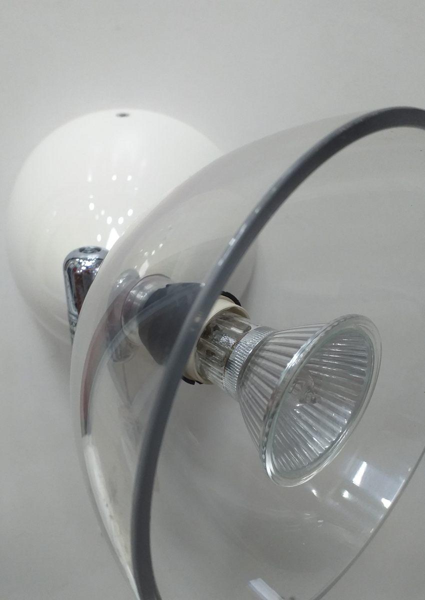 Lampada applique serie anili bianco/trasparente