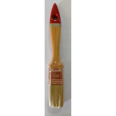 Pennello manico legno piatto cm 3