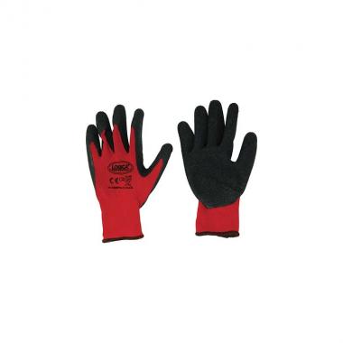 Guanto rugoso rosso pesante tg 9