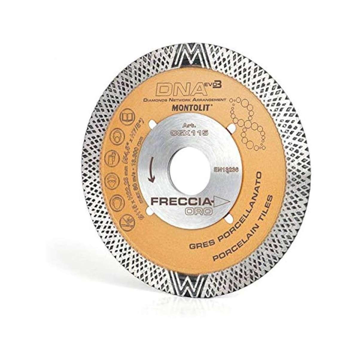 Disco diamantato gres montolit freccia oro Ø 115