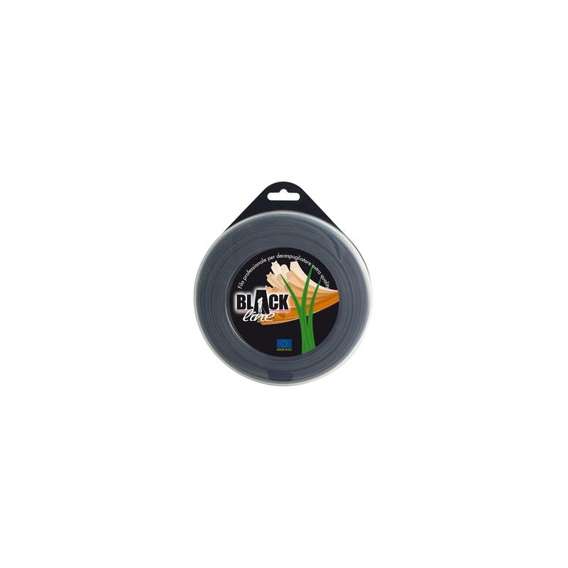 Filo tagliaerba quadro black mm 3x45 mt