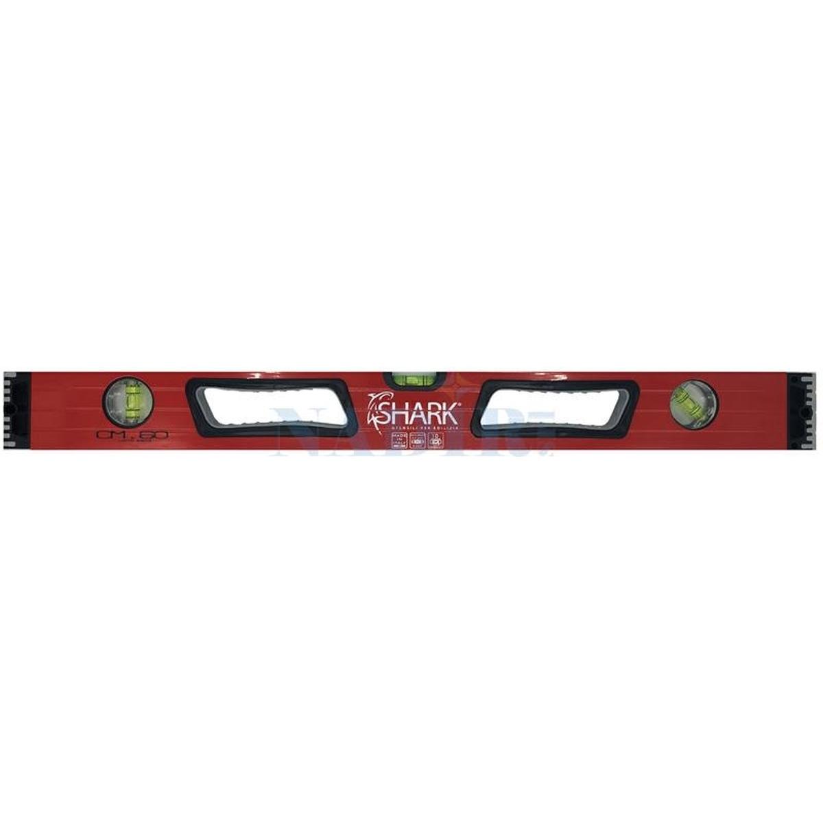 Livella 3 bolle shark+maniglie red cm 80