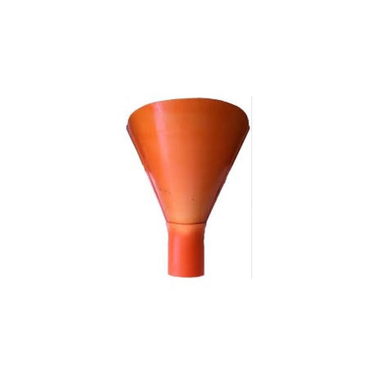 Raccoglitore arancio rivettato Ø 100