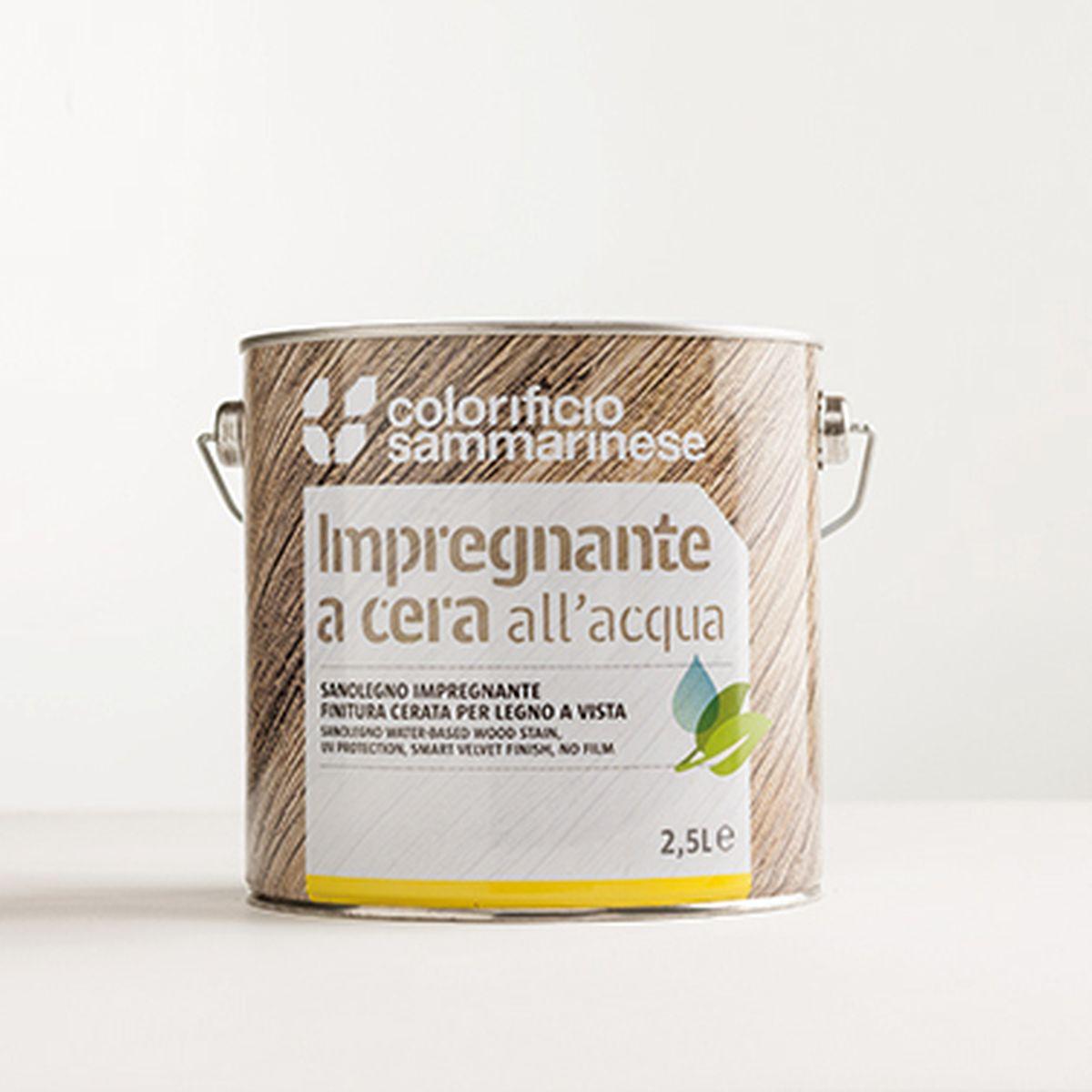 Impregnante a cera ad acqua cerato bianco lt 0,750