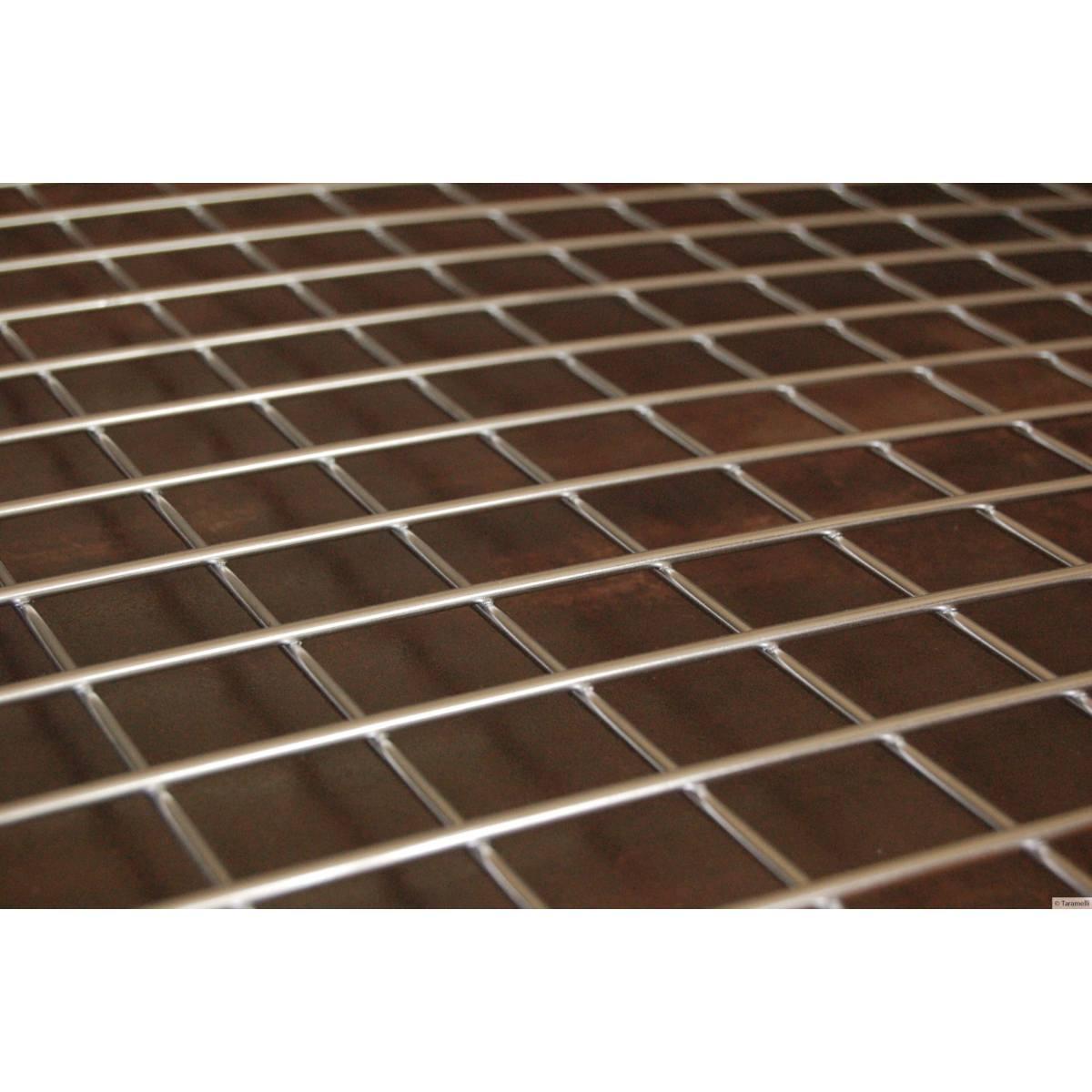 Rete elettrosaldata zincata per massetti mt 2x1 maglia cm 6x6