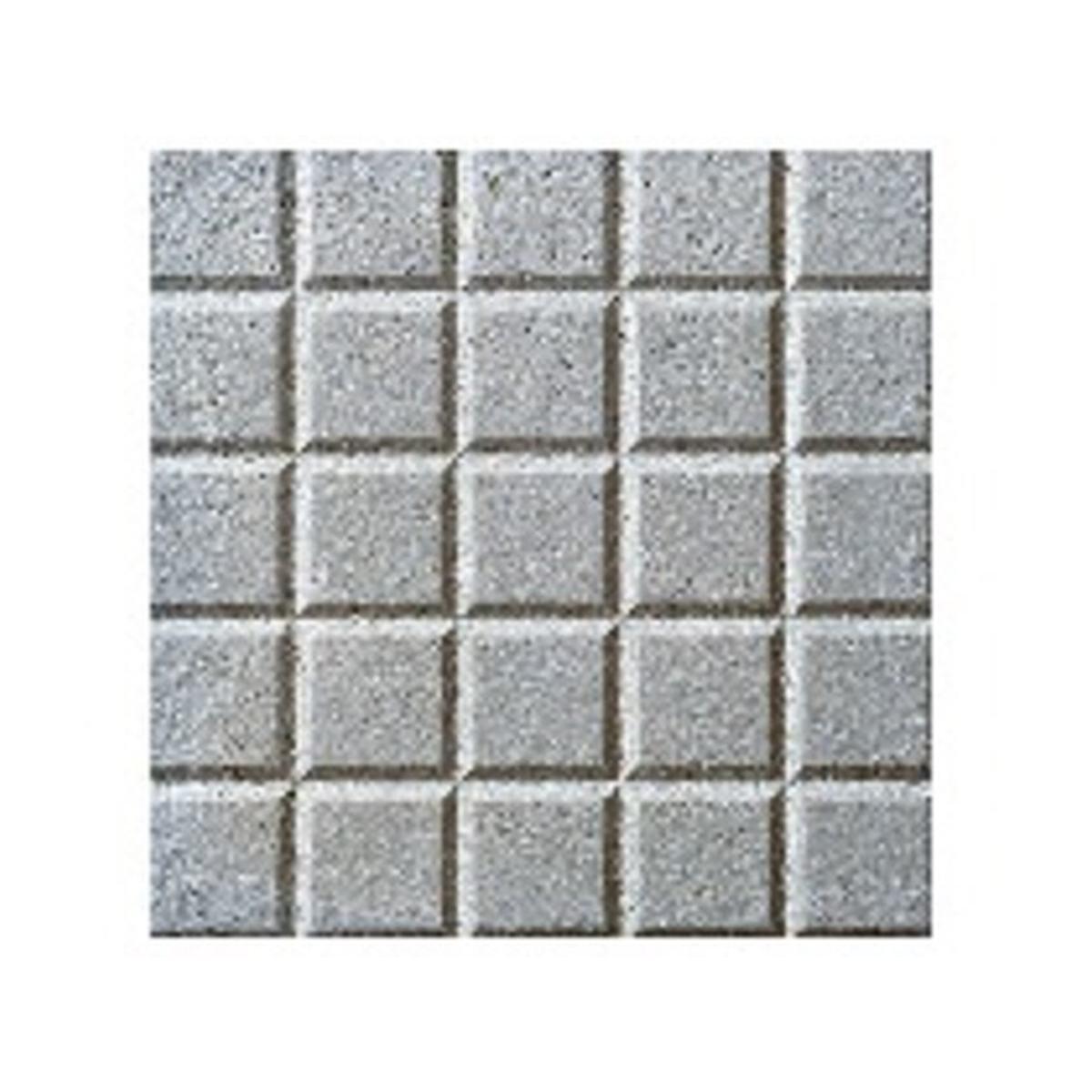 Pavimento pietrino grigio 25 bugne 25x25