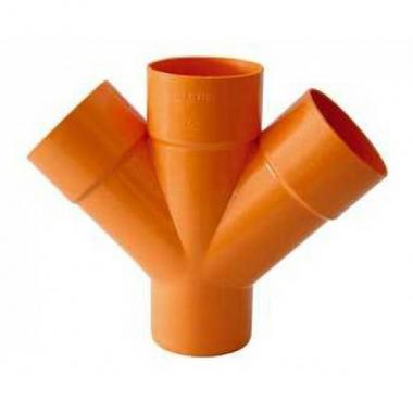 Braga doppia arancio Ø 125/125/125