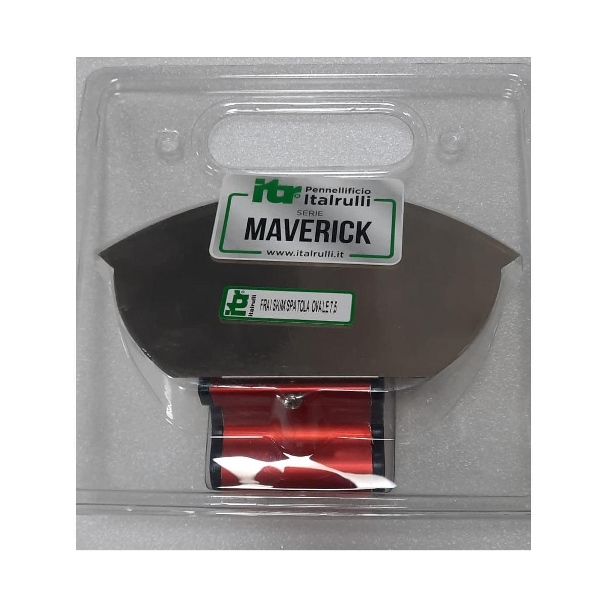 Spatola  maverik skimming rossa/nera ovale 7,5