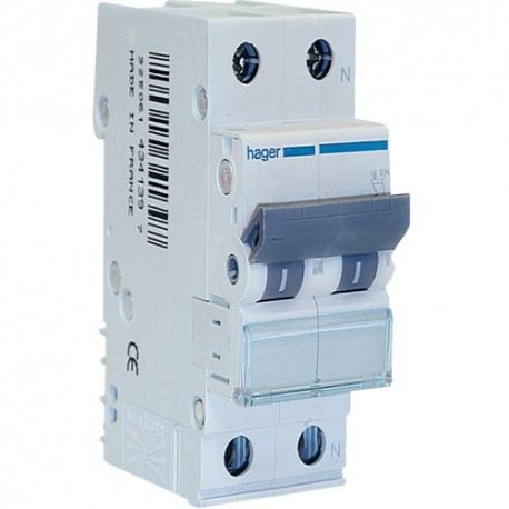 Interruttore automatico 10a 2p