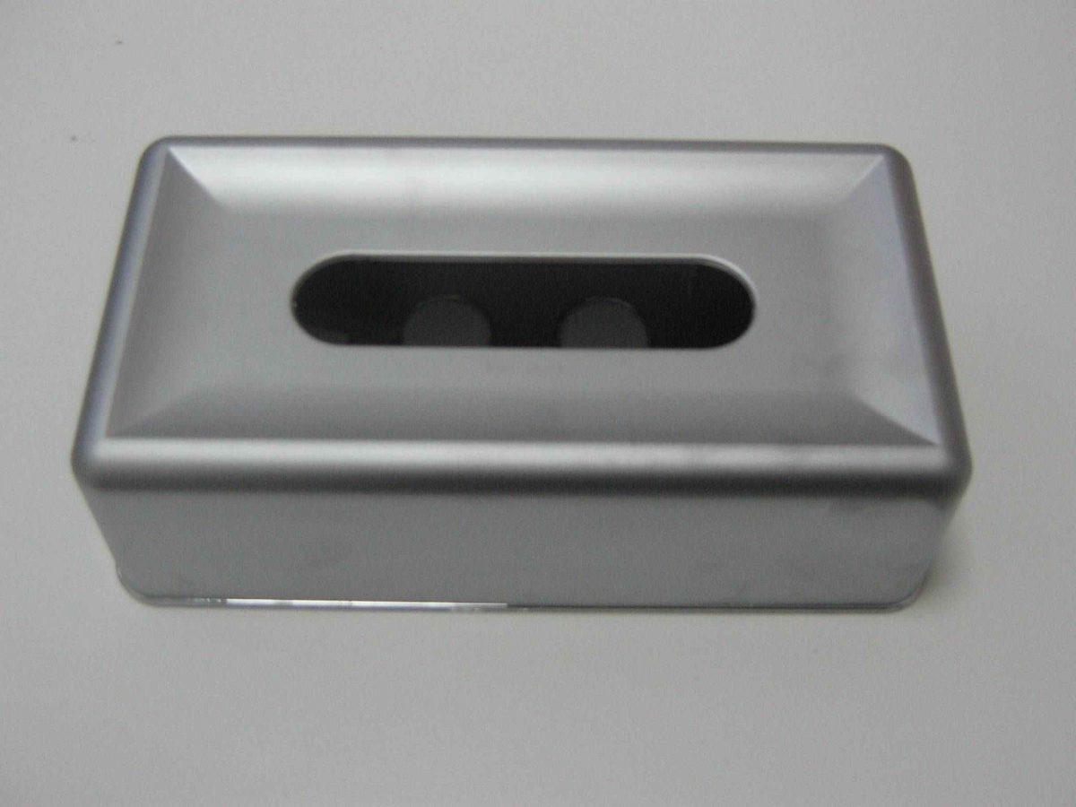 Porta kleenex serie classic cromo satinato