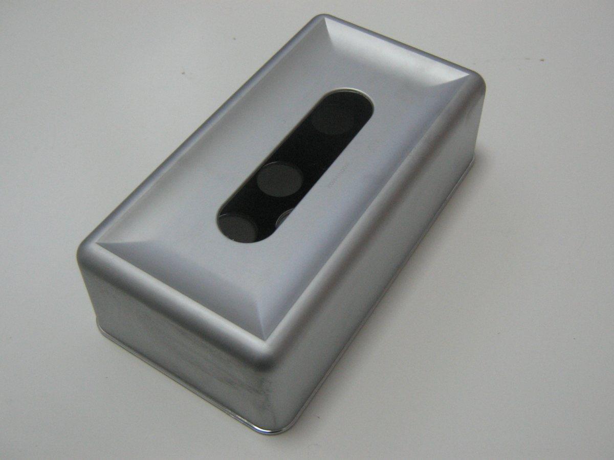 Porta kleenex serie classic cromo satinato
