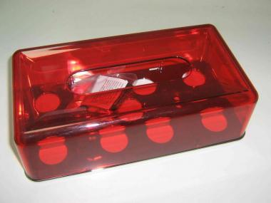 Porta kleenex serie classic rosso