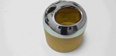 Portaspazzolini classic cromo/giallo